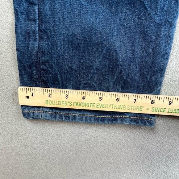 Levi's‎ Jeans Mens 34x34 Blue 501 Straight Leg Button Fly Denim Streetwear Y2K - Picture 14 of 16